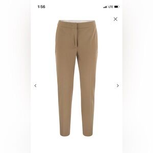 EUC Maxmara Pegno slim Tan Pants